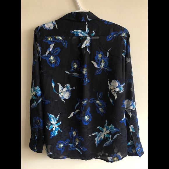 NWT Banana Republic floral shirt size XS - Picture 2 of 5